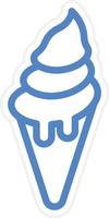 Icecream Cone Vector Icon Style