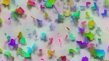 Abstract geometric  background movie. Abstract motion graphic. Liquid background.Colorful gradient background.Moving Abstract holographic blurred background animation video