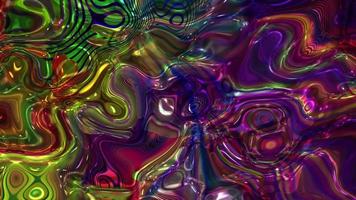 Abstract geometric  background movie. Abstract motion graphic. Liquid background.Colorful gradient background.Moving Abstract holographic blurred background animation video