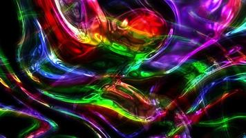 abstrakt geometrisk bakgrund film. abstrakt rörelse grafisk. flytande bakgrund.färgglad lutning bakgrund.rörlig abstrakt holografiska suddig bakgrund animering video