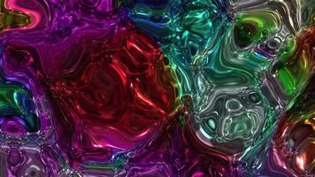 abstrato geométrico fundo filme. abstrato movimento gráfico. líquido background.colorido gradiente background.moving abstrato holográfico borrado fundo animação video