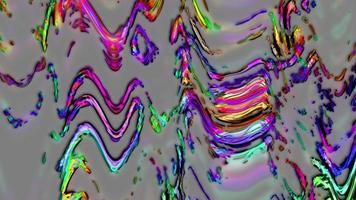 astratto geometrico sfondo film. astratto movimento grafico. liquido sfondo.colorato pendenza background.moving astratto olografico sfocato sfondo animazione video