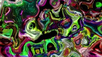 astratto geometrico sfondo film. astratto movimento grafico. liquido sfondo.colorato pendenza background.moving astratto olografico sfocato sfondo animazione video