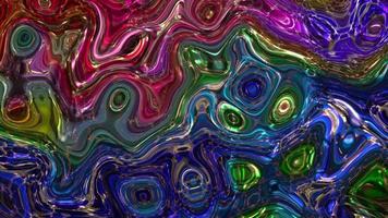 Abstract geometric  background movie. Abstract motion graphic. Liquid background.Colorful gradient background.Moving Abstract holographic blurred background animation video