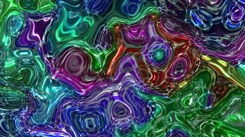 abstrato geométrico fundo filme. abstrato movimento gráfico. líquido background.colorido gradiente background.moving abstrato holográfico borrado fundo animação video