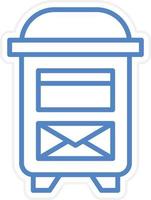 Mailbox Vector Icon Style