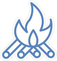 Bonfire Vector Icon Style