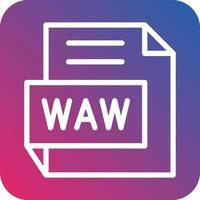 WAV Vector Icon Design