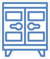 Locker Vector Icon Style