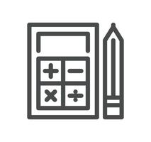 Engineering related icon outline and linear vector. vector