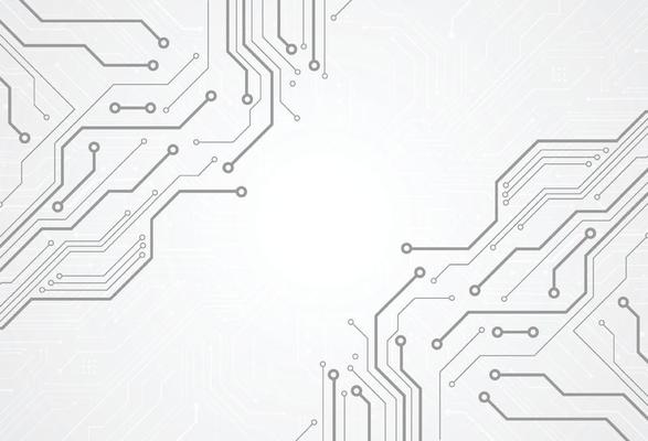 Abstract digital background with technology circuit board texture. Electronic motherboard illustration. Communication and engineering concept. Vector illustration