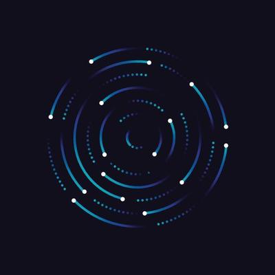 Abstract network connection. icon logo design. Vector Illustration