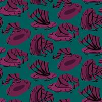 A pattern of cartoon witch hats, costume elements for a Halloween party. A set of vector illustrations of an eerily decorated hat in different angles. For printing on textiles and paper. Gift wrapping