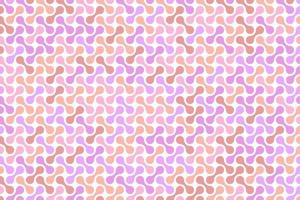 Pink, purple, and red metaballs seamless pattern vector art. Abstract modern meatball blobs mosaic vector background.