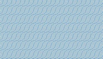 Blue and white japanese overlapping wave pattern for textile print. Wavy stripes texture vector background.