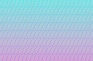 Gradient overlapping japanese wave pattern vector template. Stylish seigha wavy lines weaving texture for textile print.