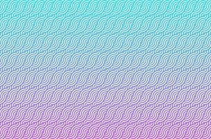 Gradient overlapping japanese wave pattern vector template. Stylish seigha wavy lines weaving texture for textile print.