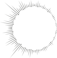 cirkel audio Golf. circulaire muziek- geluid gelijkmaker. abstract radiaal radio en stem volume symbool. png