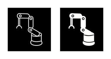 icono de vector de robot industrial