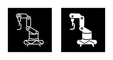 icono de vector de robot industrial