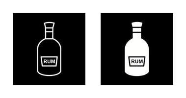 Bottle of Rum Vector Icon