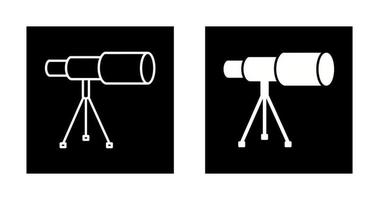 Telescope on Stand Vector Icon