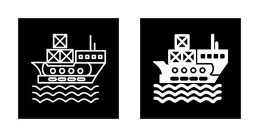 Delivery via Shipping Vector Icon