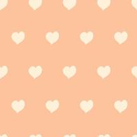 Scrapbook seamless background. Orange baby shower patterns. Cute print with heart vector
