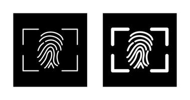 Fingerprint Vector Icon