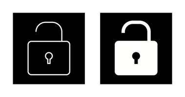 Open Lock Vector Icon