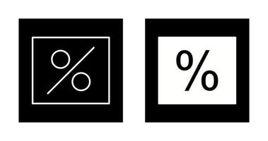 Percentage Vector Icon