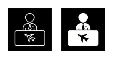 Flight Information Vector Icon