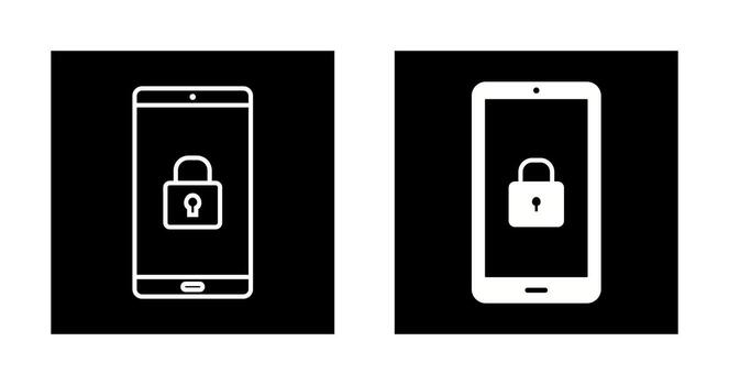 icono de vector de dispositivo seguro