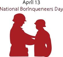 National Borinqueneers Day Vector illustration.