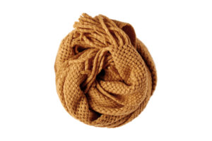 Brown scarf isolated on a transparent background png