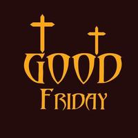 Vector illustration of a Background for Good Friday. Christian holiday.