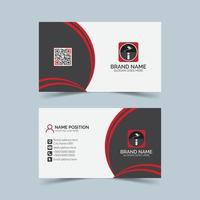 Modern business card layout. vector