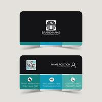 Modern business card layout. vector