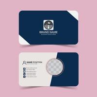 Modern business card layout. vector