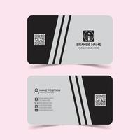 Modern business card layout. vector