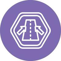 Keep In Lane Vector Icon Design