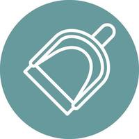 Dustpan Vector Icon Design