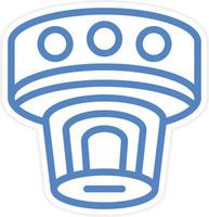 Smoke Detector Vector Icon Style