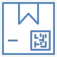 Package QR Code Vector Icon Style