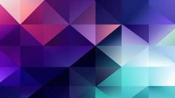 Abstract geometric background with colorful triangles photo