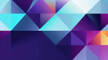 Abstract geometric background with colorful triangles photo