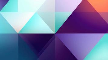 Abstract geometric background with colorful triangles photo