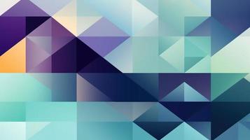 Abstract geometric background with colorful triangles photo