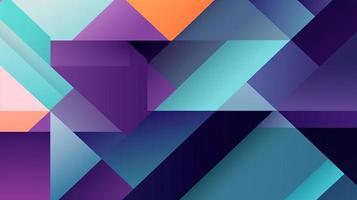 Abstract geometric background with colorful triangles photo