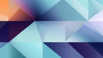 Abstract geometric background with colorful triangles photo